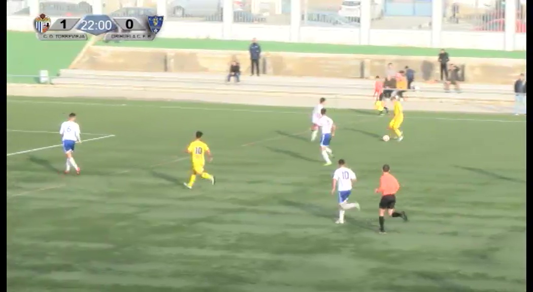 Primera parte del partido CD Torrevieja - Orihuela CF B